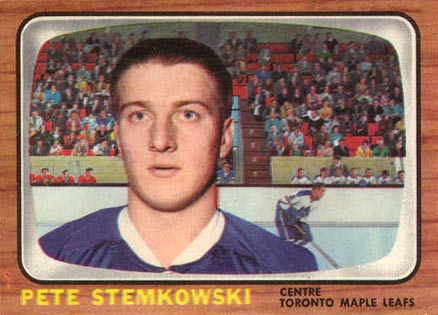 1966 Topps Pete Stemkowski #15 Hockey Card
