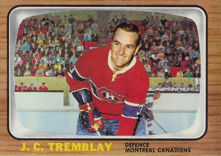 1966 Topps J.C. Tremblay #5 Hockey Card