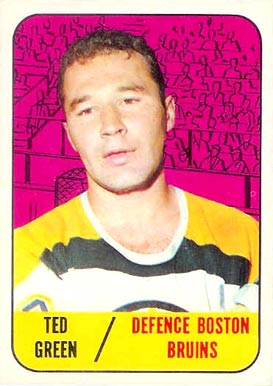 1967 Topps Ted Green #94 Hockey Card