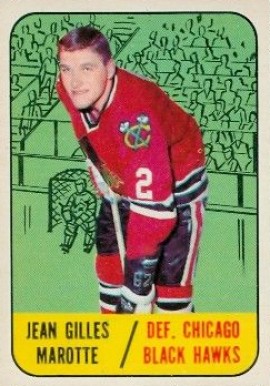 1967 Topps Gilles Marotte #59 Hockey Card