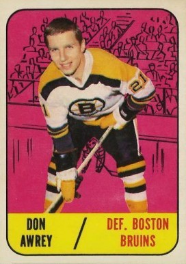 1967 Topps Don Awrey #37 Hockey Card