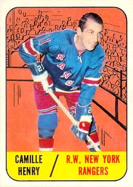 1967 Topps Camille Henry #26 Hockey Card