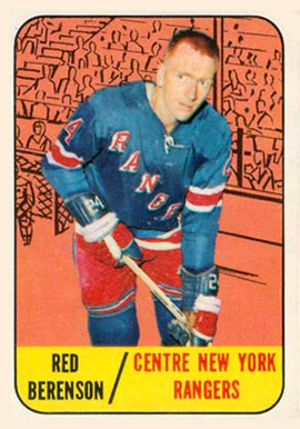 1967 Topps Red Berenson #24 Hockey Card