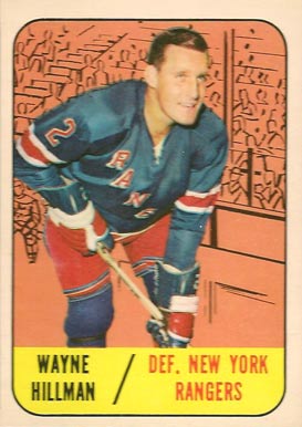 1967 Topps Wayne Hillman #22 Hockey Card