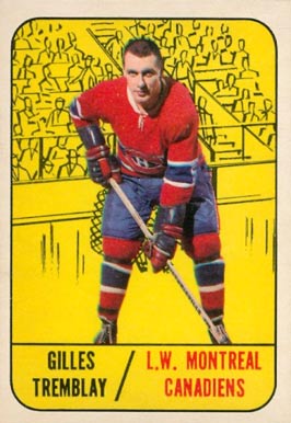 1967 Topps Gilles Tremblay #5 Hockey Card
