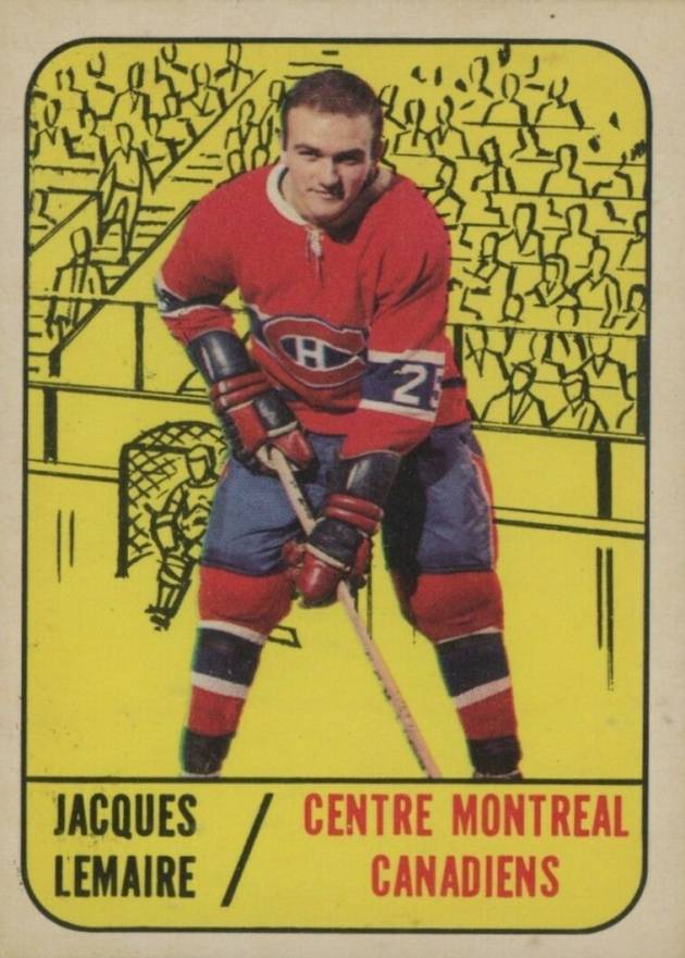 1967 Topps Jacques Lemaire #3 Hockey Card