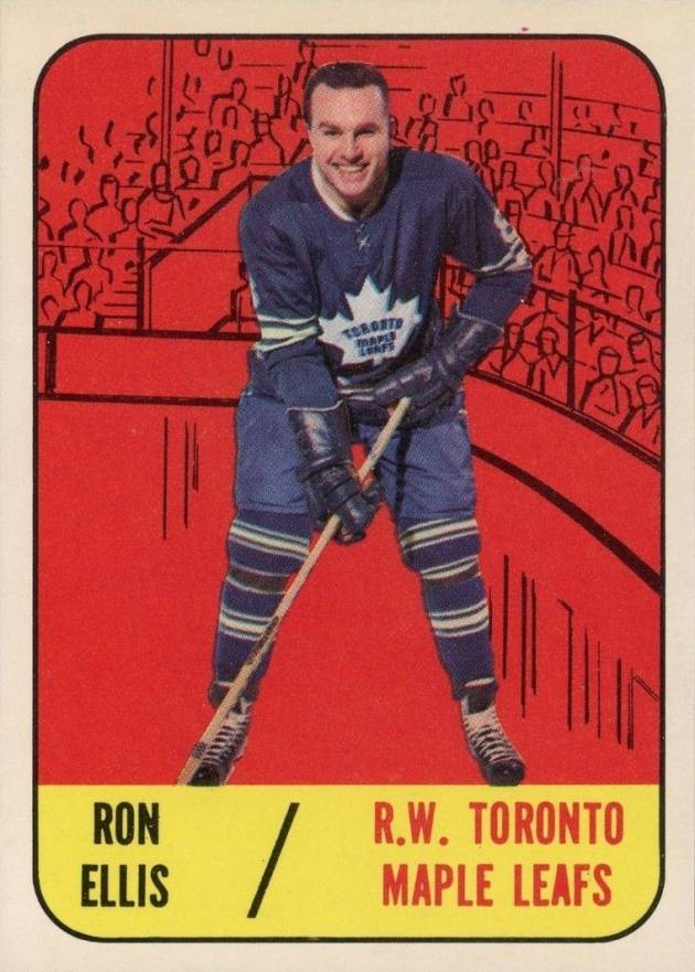 1967 Topps Ron Ellis #14 Hockey Card