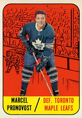 1967 Topps Marcel Pronovost #81 Hockey Card