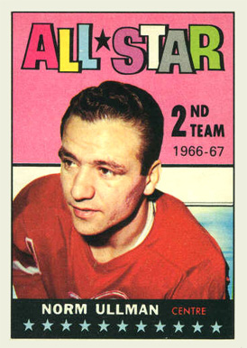 1967 Topps Norm Ullman #132 Hockey Card