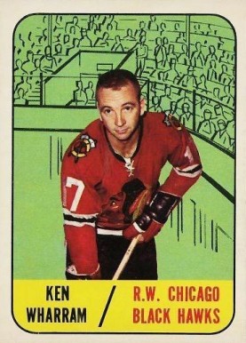 1967 Topps Ken Wharram #117 Hockey Card