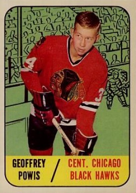 1967 Topps Geoffrey Powis #110 Hockey Card