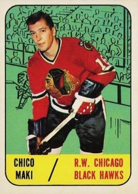 1967 Topps Chico Maki #111 Hockey Card