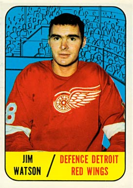 1967 Topps Jim Watson #107 Hockey Card