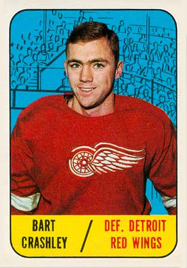 1967 Topps Bart Crashley #105 Hockey Card