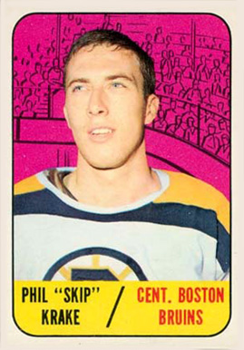 1967 Topps Skip Krake #93 Hockey Card