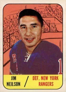 1967 Topps Jim Neilson #91 Hockey Card