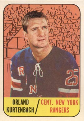 1967 Topps Orland Kurtenbach #87 Hockey Card