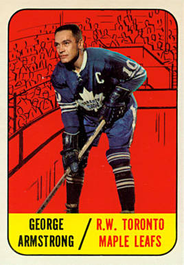 1967 Topps George Armstrong #83 Hockey Card