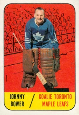 1967 Topps Johnny Bower #76 Hockey Card
