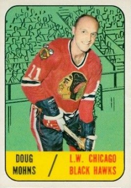 1967 Topps Doug Mohns #63 Hockey Card