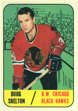 1967 Topps Doug Shelton #53 Hockey Card