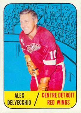 1967 Topps Alex Delvecchio #51 Hockey Card