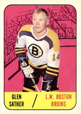 1967 Topps Glen Sather #38 Hockey Card