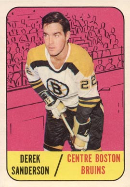 1967 Topps Derek Sanderson #33 Hockey Card