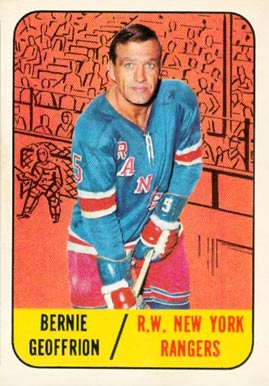 1967 Topps Bernie Geoffrion #29 Hockey Card