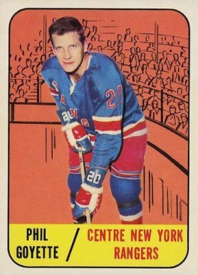 1967 Topps Phil Goyette #25 Hockey Card