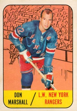 1967 Topps Don Marshall #23 Hockey Card