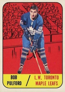 1967 Topps Bob Pulford #19 Hockey Card