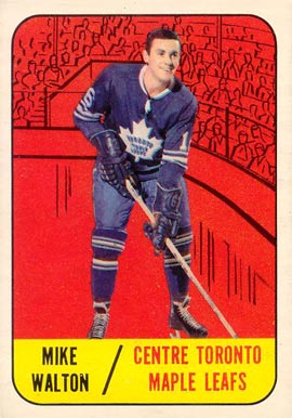 1967 Topps Mike Walton #15 Hockey Card