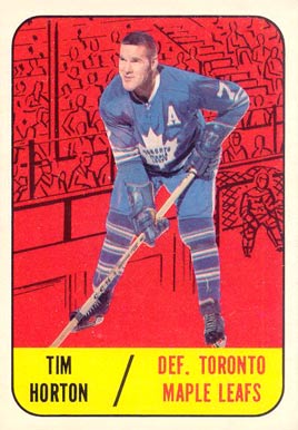 1967 Topps Tim Horton #16 Hockey Card