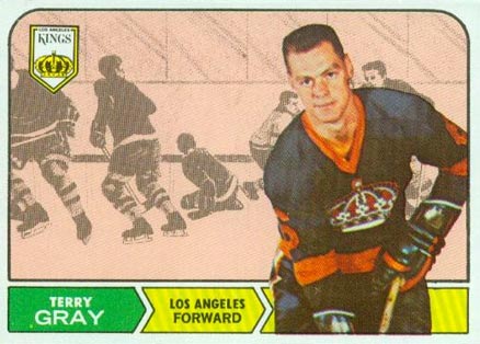 1968 O-Pee-Chee Terry Gray #44 Hockey Card