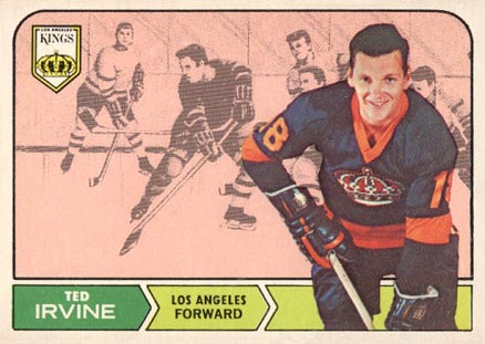 1968 O-Pee-Chee Ted Irvine #39 Hockey Card