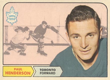 1968 O-Pee-Chee Paul Henderson #127 Hockey Card