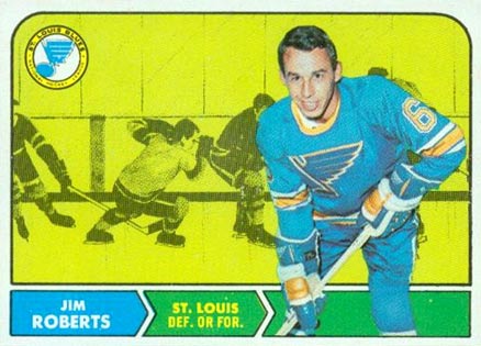1968 O-Pee-Chee Jim Roberts #113 Hockey Card