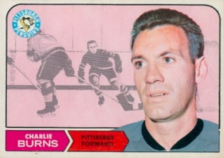 1968 O-Pee-Chee Charlie Burns #108 Hockey Card
