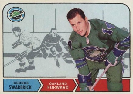 1968 O-Pee-Chee George Swarbrick #174 Hockey Card