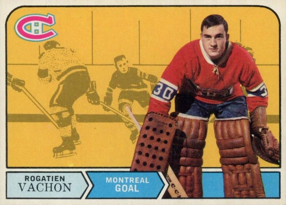 1968 O-Pee-Chee Rogatien Vachon #164 Hockey Card