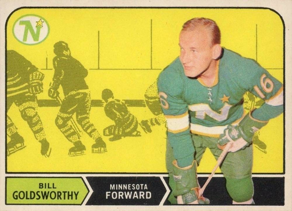 1968 O-Pee-Chee Bill Goldsworthy #148 Hockey Card
