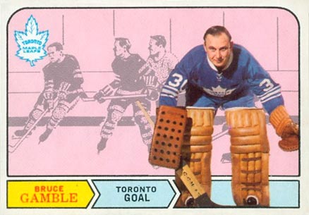 1968 O-Pee-Chee Bruce Gamble #197 Hockey Card