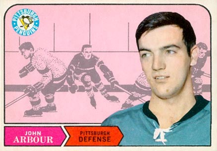 1968 O-Pee-Chee John Arbour #189 Hockey Card