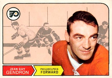 1968 O-Pee-Chee Jean-Guy Gendron #185 Hockey Card