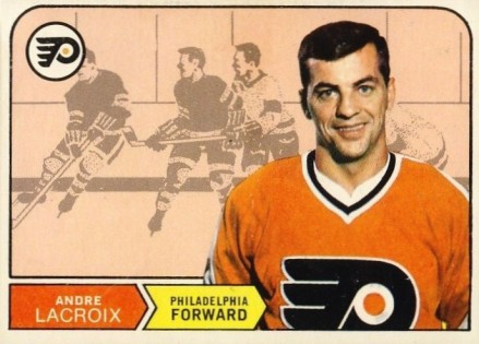 1968 O-Pee-Chee Andre Lacroix #184 Hockey Card