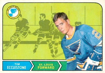 1968 O-Pee-Chee Tim Ecclestone #178 Hockey Card