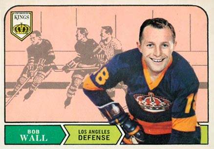 1968 O-Pee-Chee Bob Wall #156 Hockey Card
