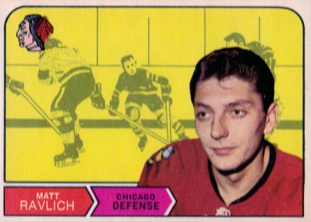 1968 O-Pee-Chee Matt Ravlich #152 Hockey Card