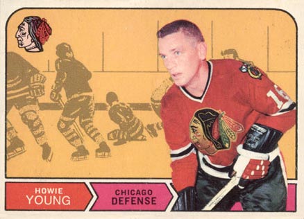 1968 O-Pee-Chee Howie Young #151 Hockey Card